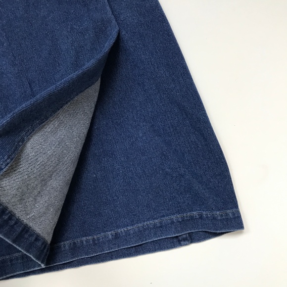 Woolrich A-Line Jean Denim Wrap Skirt 12 - Picture 3 of 6